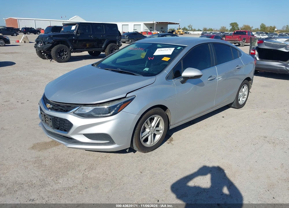 2016 CHEVROLET CRUZE LT AUTO VIN: 1G1BE5SM0G7256897
