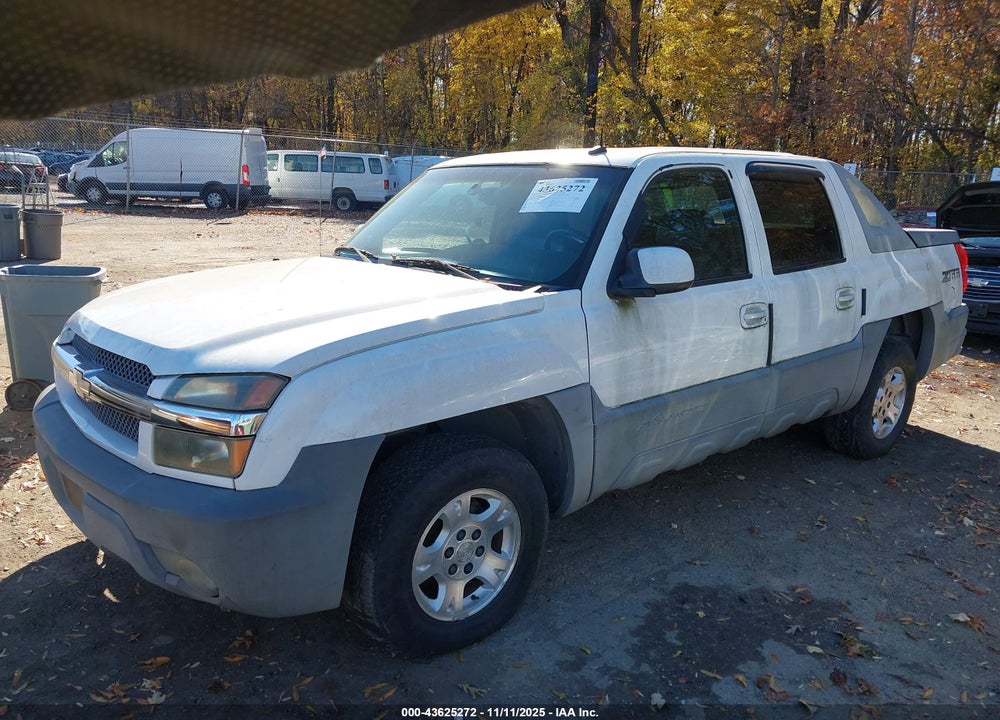 2002 CHEVROLET AVALANCHE 1500 VIN: 3GNEC13T32G319908