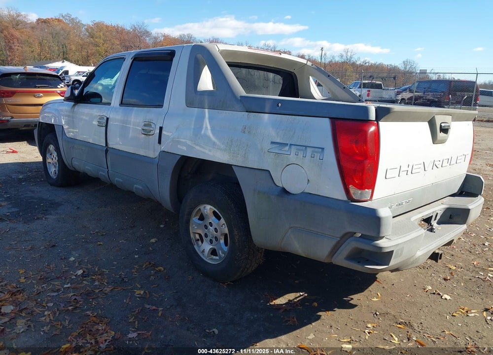 2002 CHEVROLET AVALANCHE 1500 VIN: 3GNEC13T32G319908