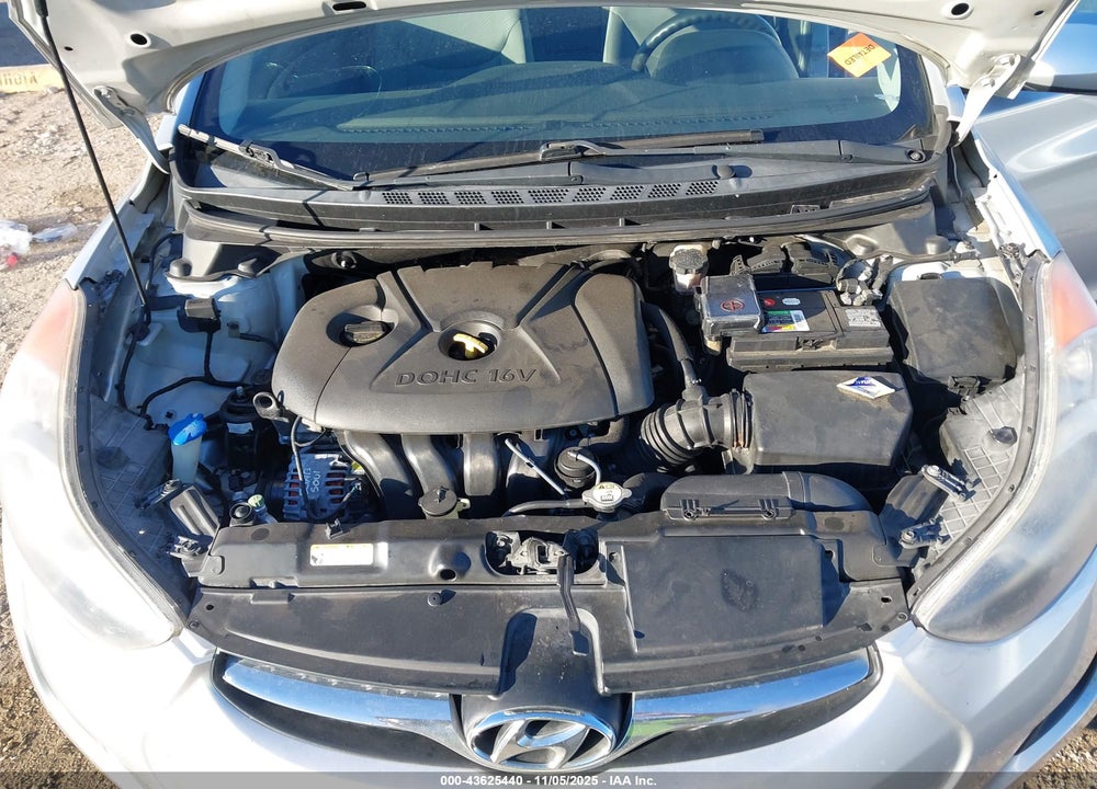 2011 HYUNDAI ELANTRA GLS (ULSAN PLANT) VIN: KMHDH4AE0BU119489