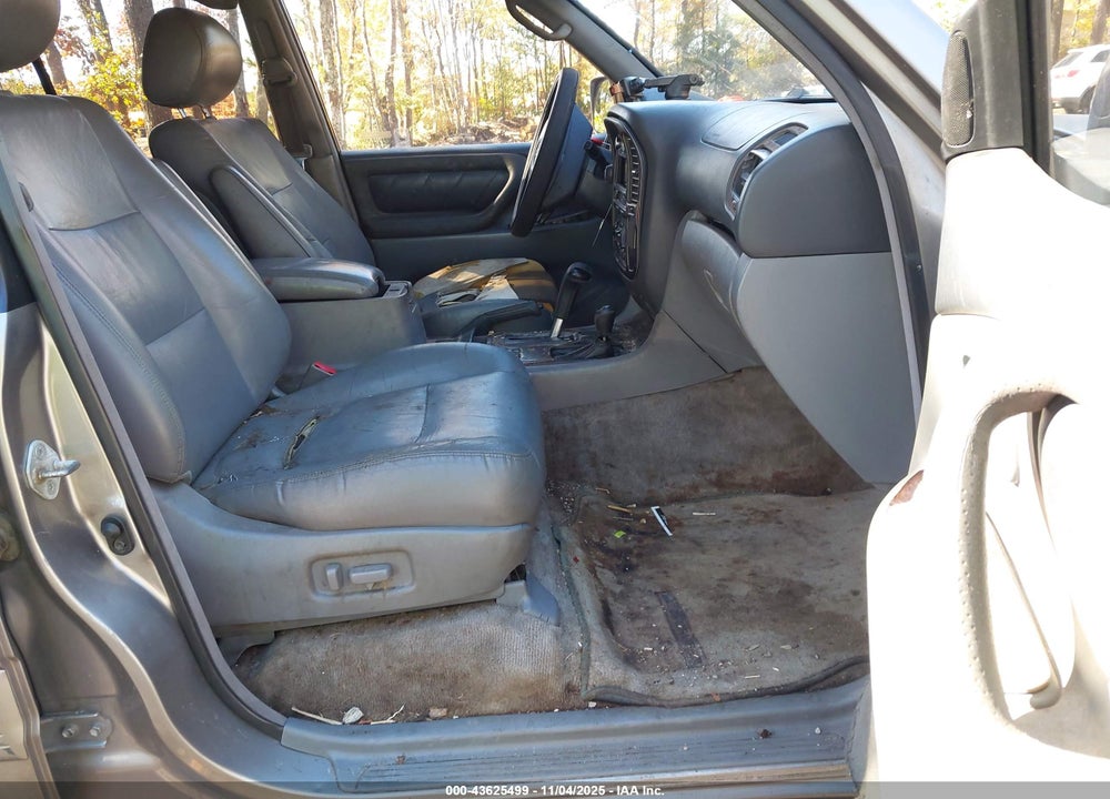 2001 TOYOTA LAND CRUISER VIN: JTEHT05J912000978