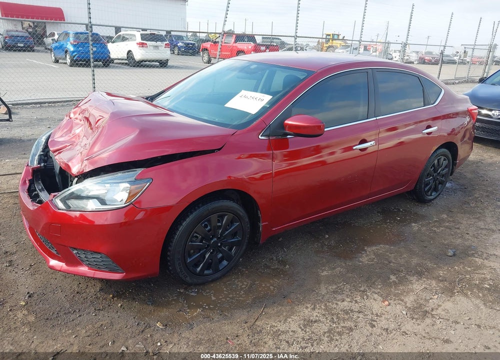 2017 NISSAN SENTRA SV VIN: 3N1AB7AP6HY327882