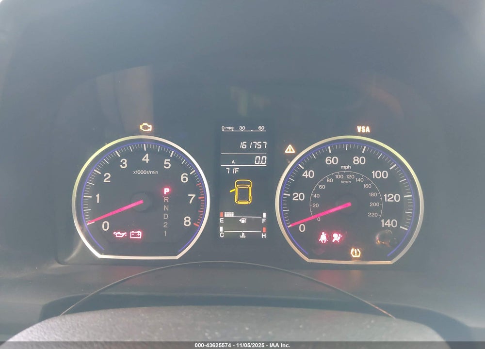 2008 HONDA CR-V EX-L VIN: JHLRE48778C036217