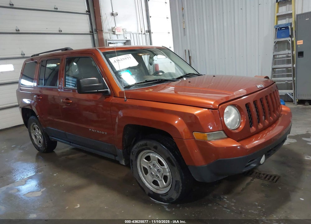 2012 JEEP PATRIOT SPORT VIN: 1C4NJRBB4CD637413