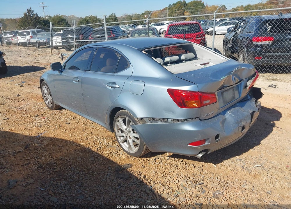 2006 LEXUS IS 250 VIN: JTHBK262462009819