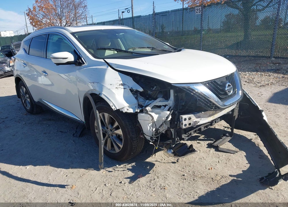 2018 NISSAN MURANO SL VIN: 5N1AZ2MHXJN175569