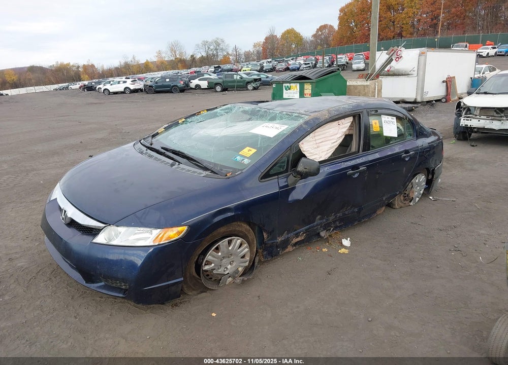 2009 HONDA CIVIC VIN: 2HGFA163X9H501504