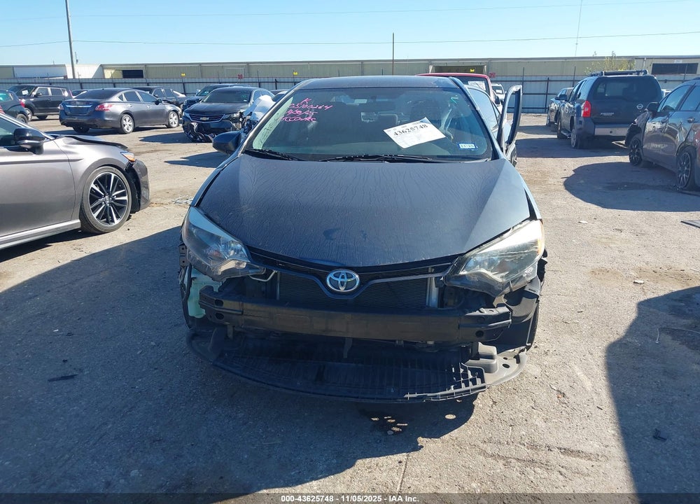 2016 TOYOTA COROLLA LE VIN: 5YFBURHE7GP545243