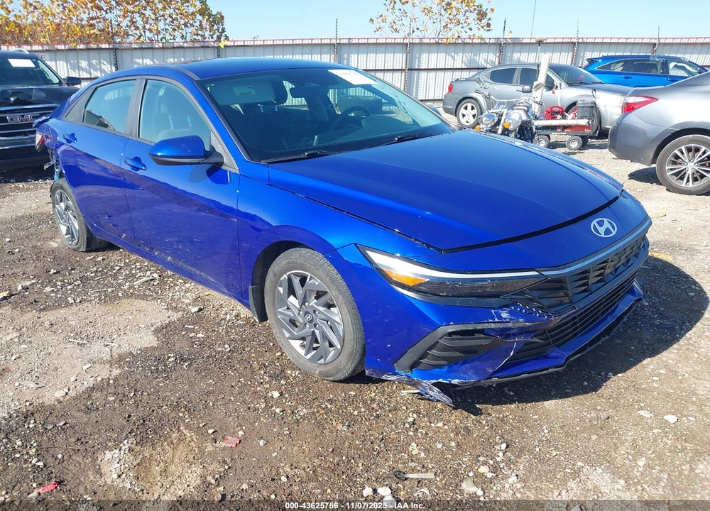 2024 HYUNDAI ELANTRA HYBRID BLUE VIN: KMHLM4DJ9RU096448