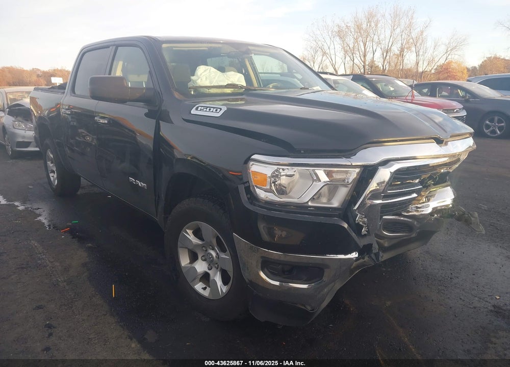 2019 RAM 1500 BIG HORN/LONE STAR  4X4 5'7 BOX VIN: 1C6RRFFG0KN739497