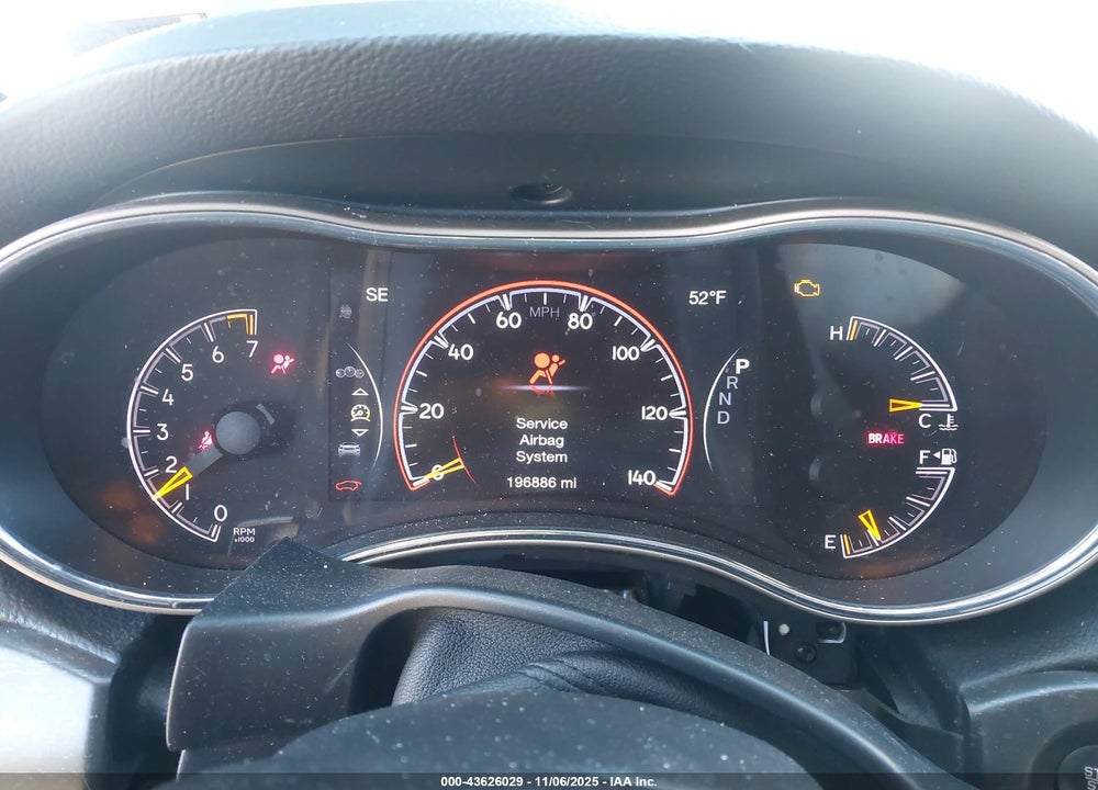 2016 JEEP GRAND CHEROKEE LAREDO VIN: 1C4RJFAG8GC349502