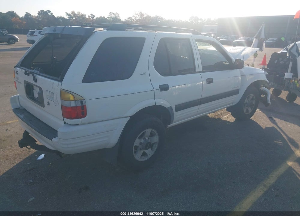 1999 ISUZU RODEO LS/LSE/S 3.2L VIN: 4S2CK58W9X4334273
