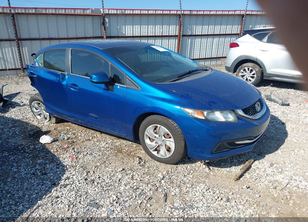 2013 HONDA CIVIC LX VIN: 19XFB2F52DE043318