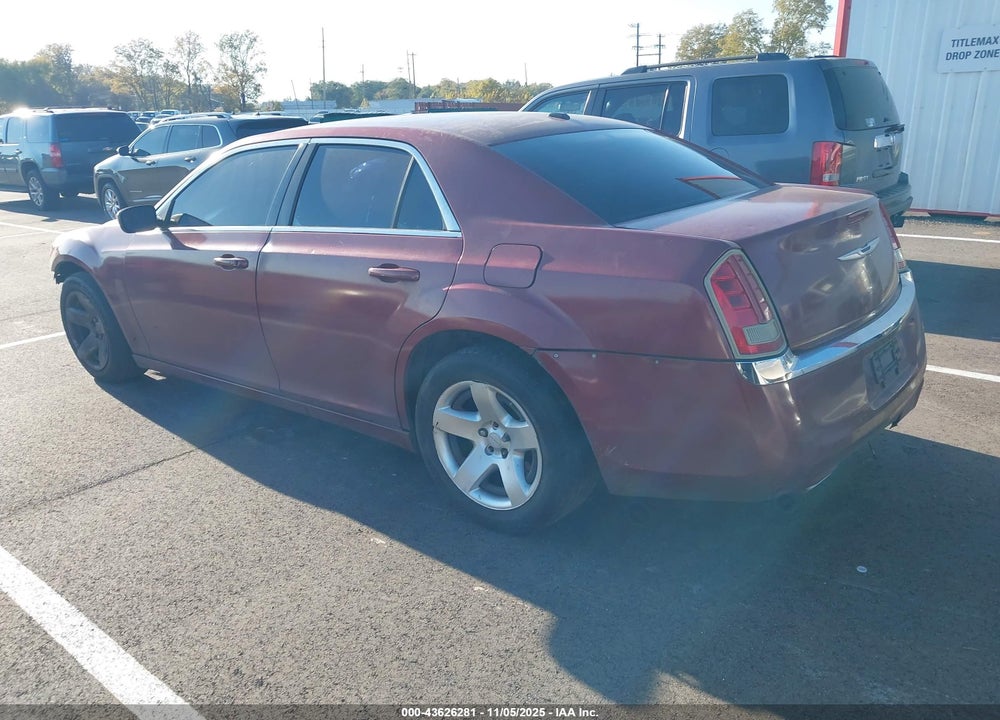 2012 CHRYSLER 300 VIN: 2C3CCAAG3CH135046