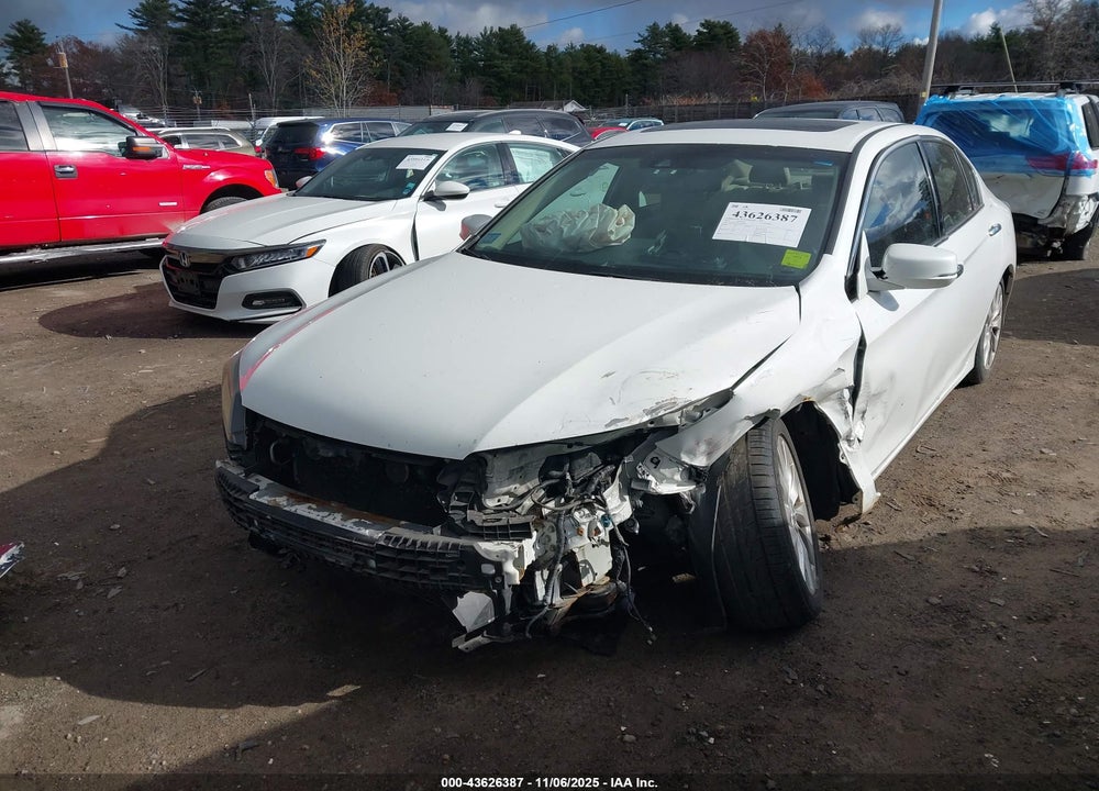 2013 HONDA ACCORD EX-L V-6 VIN: 1HGCR3F89DA001005