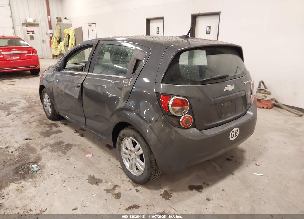 2013 CHEVROLET SONIC LT AUTO VIN: 1G1JC6SB5D4161156