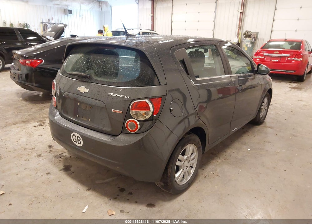2013 CHEVROLET SONIC LT AUTO VIN: 1G1JC6SB5D4161156