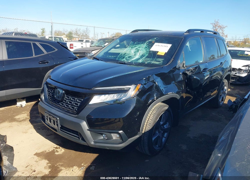 2019 HONDA PASSPORT TOURING VIN: 5FNYF8H91KB028784