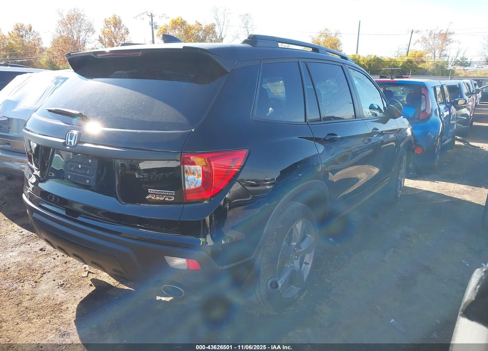 2019 HONDA PASSPORT TOURING VIN: 5FNYF8H91KB028784