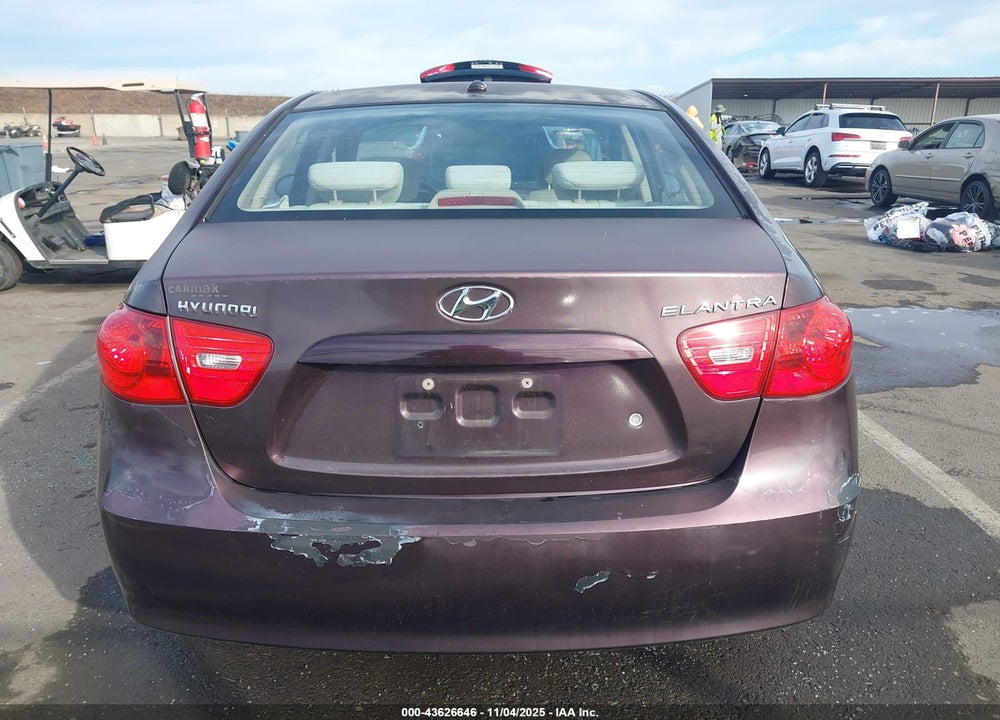 2008 HYUNDAI ELANTRA GLS/SE VIN: KMHDU46D58U420263