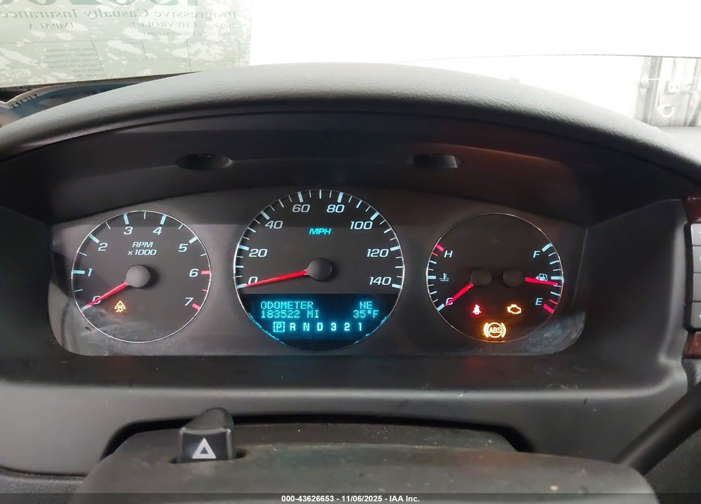 2007 CHEVROLET IMPALA VIN: 2G1WT58N779243084