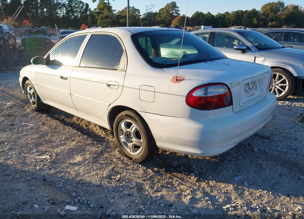 2000 KIA SEPHIA LS/LS W/POWER PKG VIN: KNAFB1210Y5815410