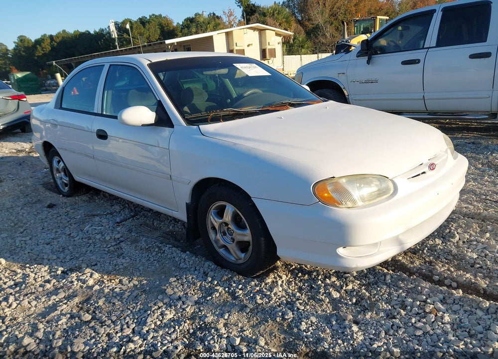 2000 KIA SEPHIA LS/LS W/POWER PKG VIN: KNAFB1210Y5815410