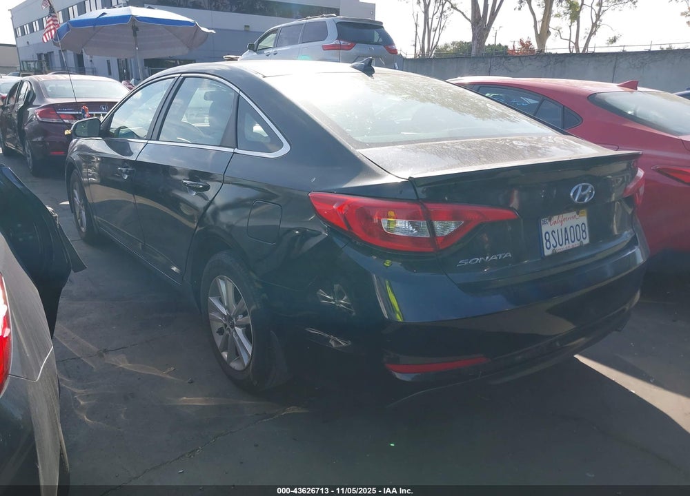 2016 HYUNDAI SONATA SE VIN: 5NPE24AF5GH338923