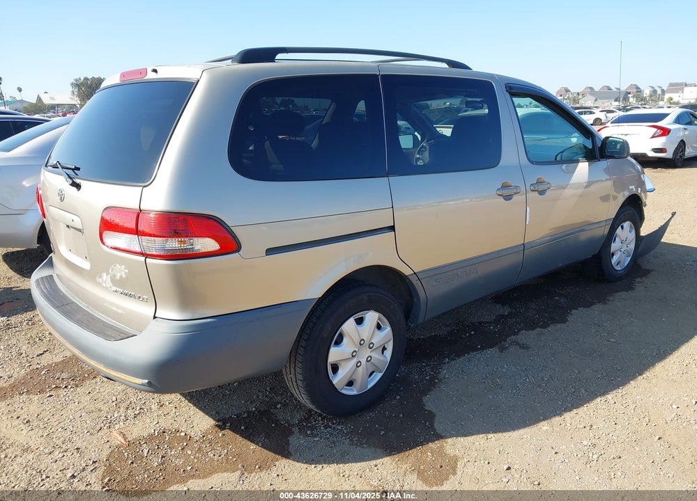 2003 TOYOTA SIENNA CE VIN: 4T3ZF19C13U526419