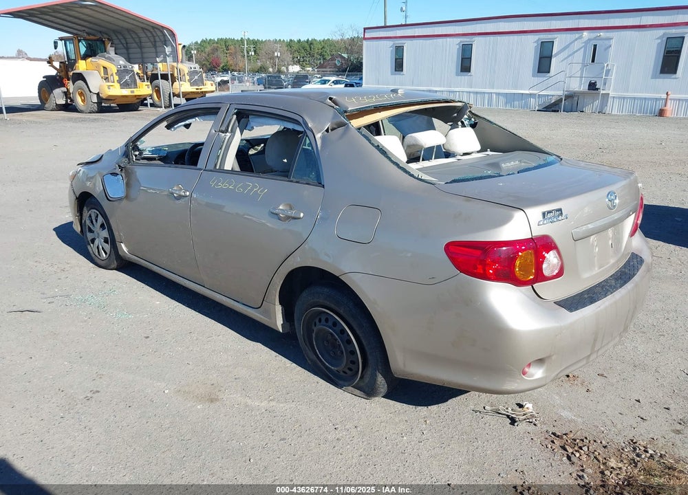 2009 TOYOTA COROLLA LE VIN: 2T1BU40E29C134561