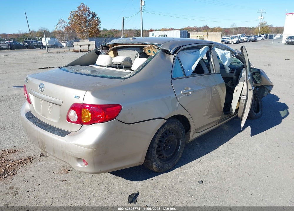 2009 TOYOTA COROLLA LE VIN: 2T1BU40E29C134561