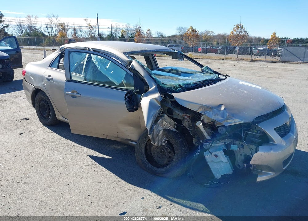 2009 TOYOTA COROLLA LE VIN: 2T1BU40E29C134561