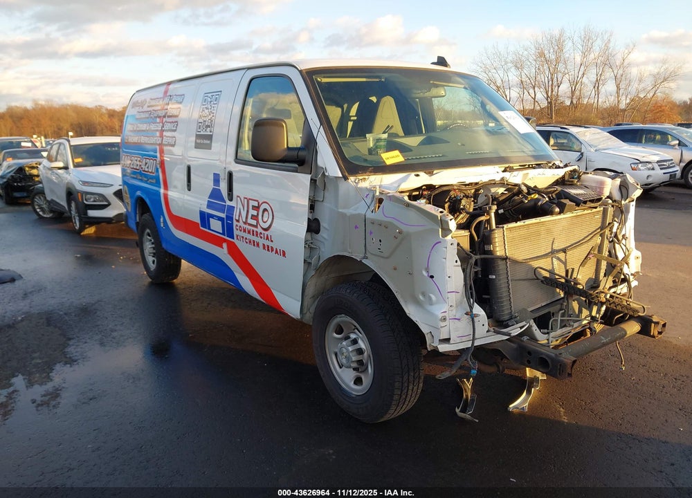 2020 CHEVROLET EXPRESS CARGO RWD 2500 REGULAR WHEELBASE WT VIN: 1GCWGAFG3L1175132