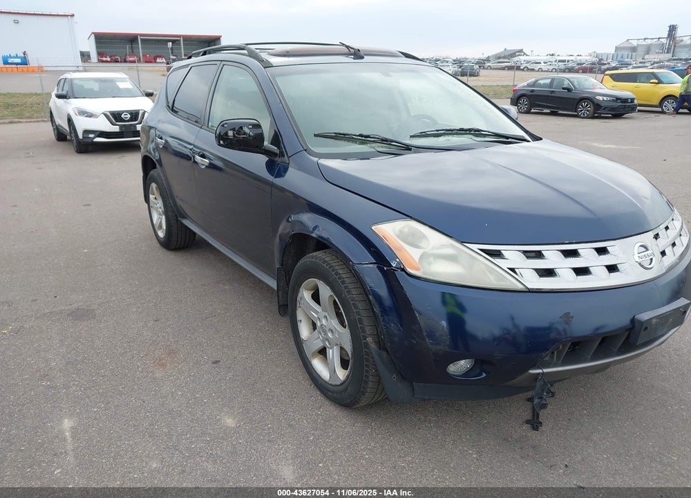 2005 NISSAN MURANO SL VIN: JN8AZ08W05W414701
