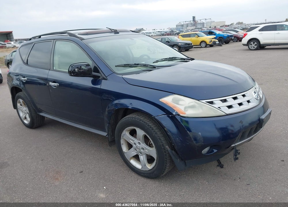 2005 NISSAN MURANO SL VIN: JN8AZ08W05W414701