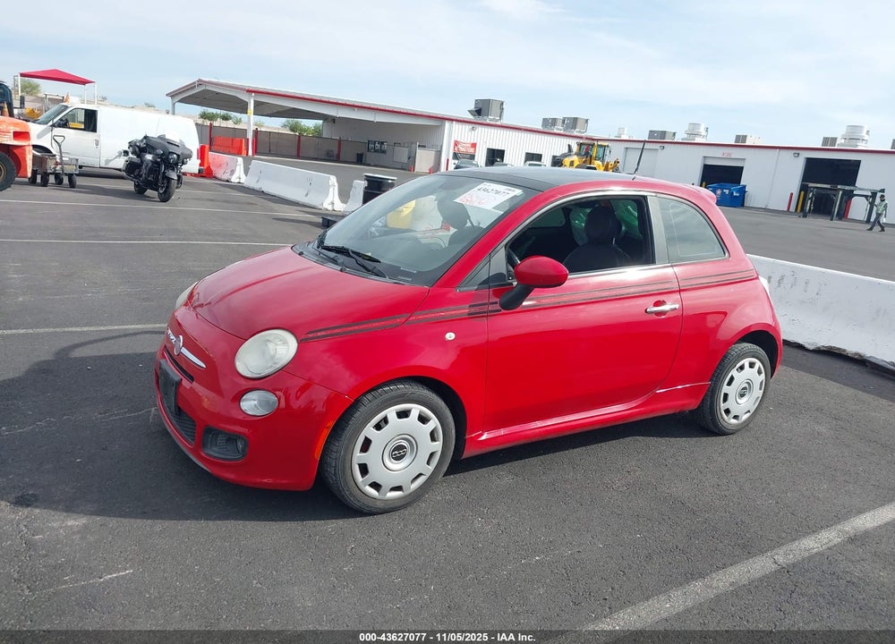 2012 FIAT 500 SPORT VIN: 3C3CFFBR7CT352613