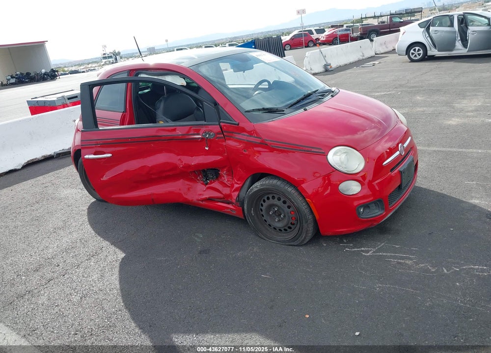 2012 FIAT 500 SPORT VIN: 3C3CFFBR7CT352613