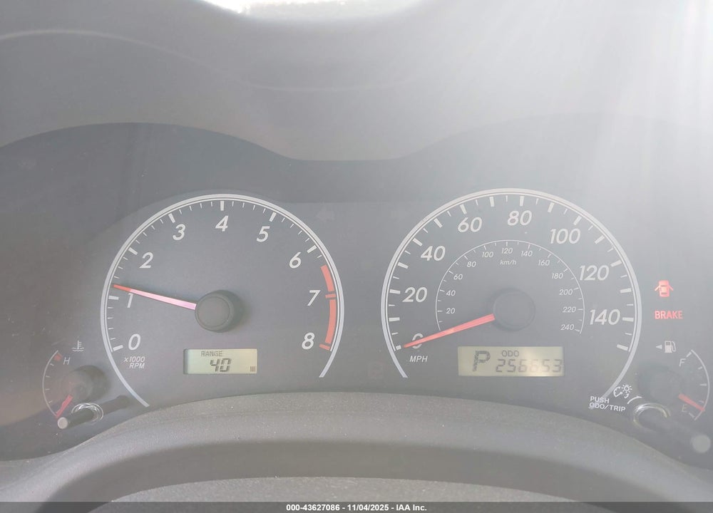 2009 TOYOTA COROLLA LE VIN: 2T1BU40E39C180125