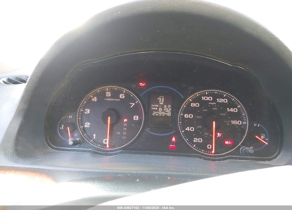 2005 ACURA TSX VIN: JH4CL96835C020091
