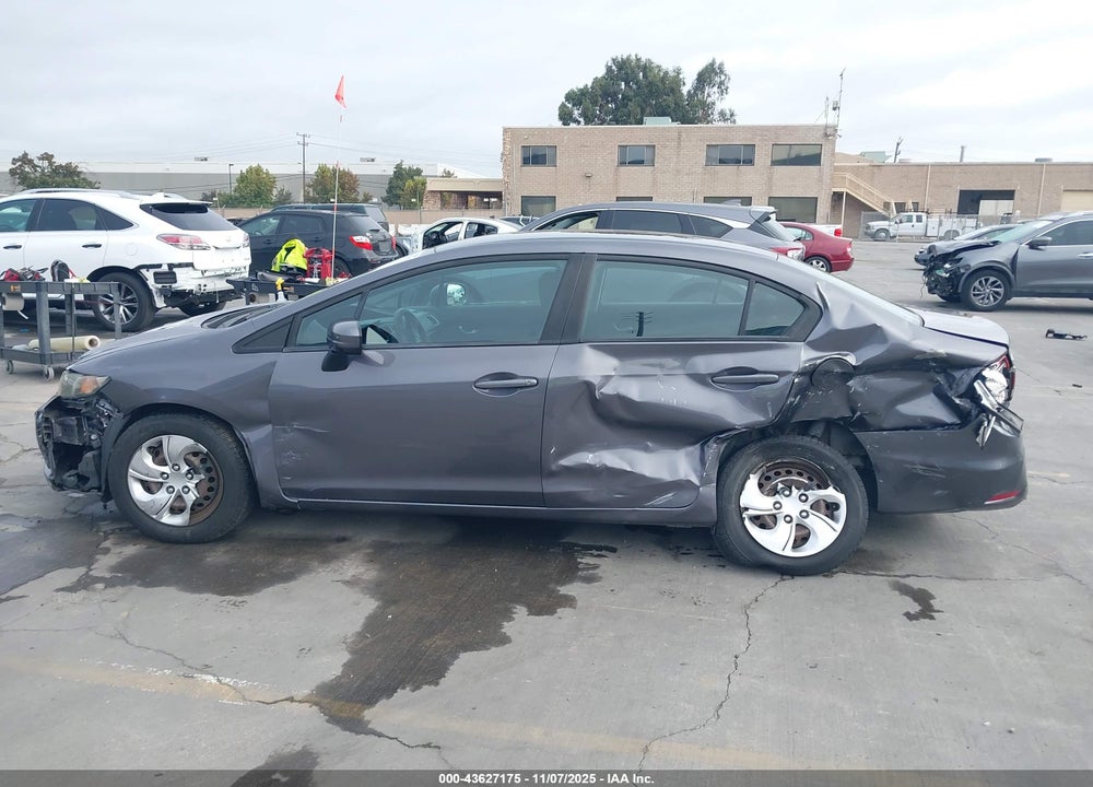 2014 HONDA CIVIC VIN: 19XFB2F53EE238278