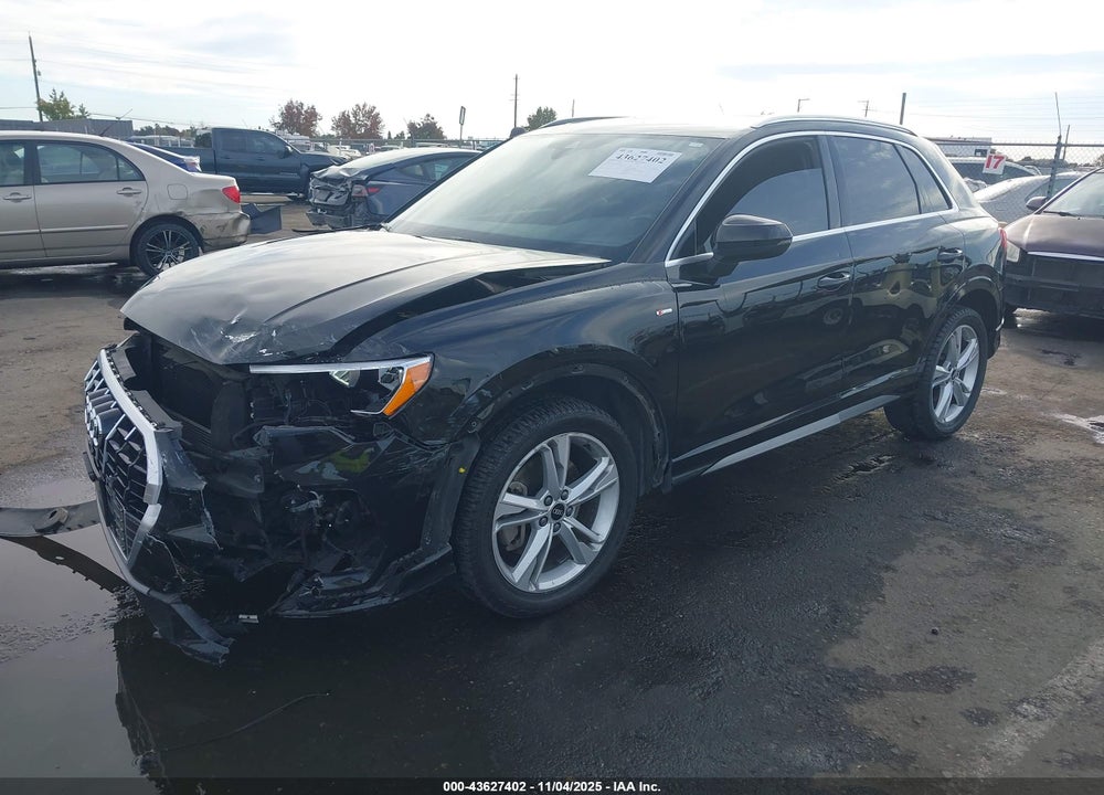 2021 AUDI Q3 PREMIUM 45 TFSI S LINE QUATTRO TIPTRONIC VIN: WA1DECF37M1140868