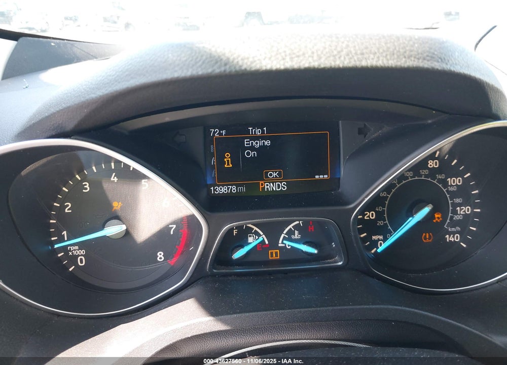 2017 FORD ESCAPE S VIN: 1FMCU0F74HUA49627