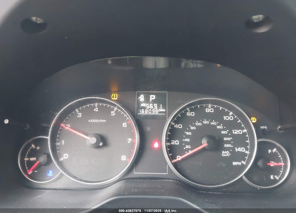 2013 SUBARU LEGACY 2.5I PREMIUM VIN: 4S3BMBC67D3041917