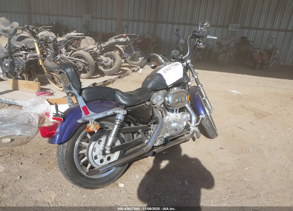 1999 HARLEY-DAVIDSON XL883 HUGGER VIN: 1HD4CEM1XXK115663