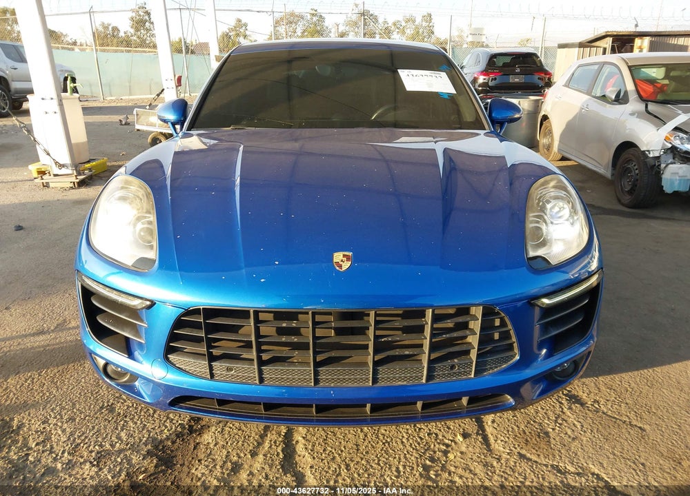 2015 PORSCHE MACAN S VIN: WP1AB2A5XFLB72692