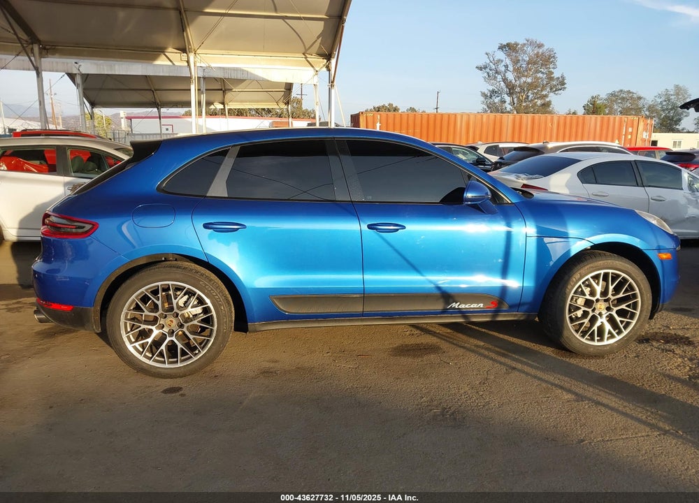 2015 PORSCHE MACAN S VIN: WP1AB2A5XFLB72692