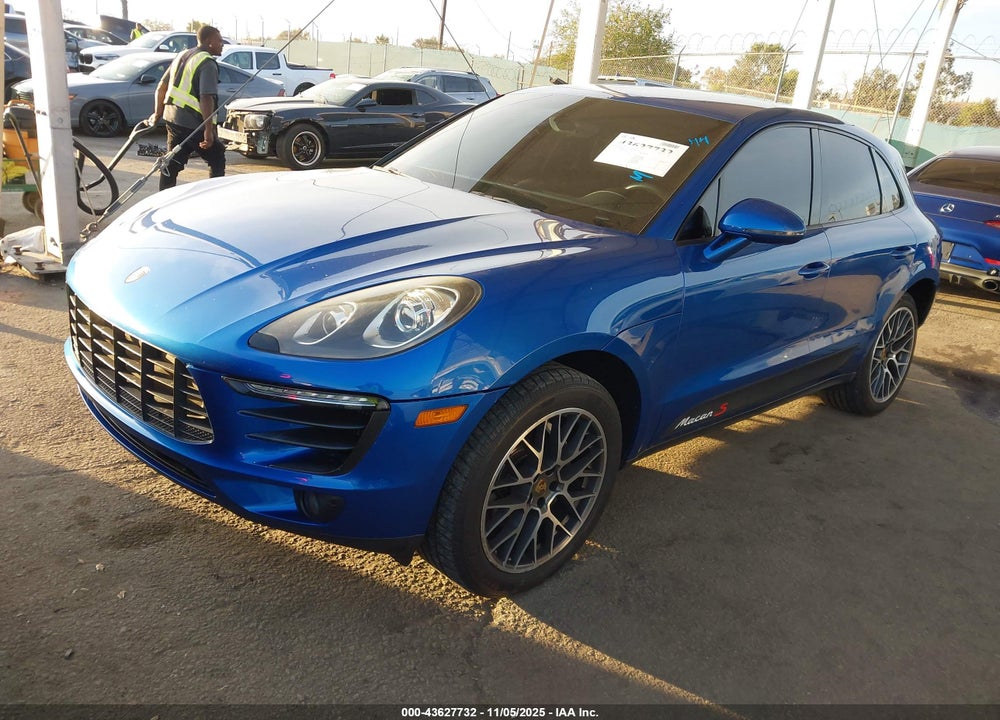 2015 PORSCHE MACAN S VIN: WP1AB2A5XFLB72692