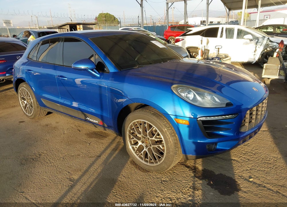 2015 PORSCHE MACAN S VIN: WP1AB2A5XFLB72692