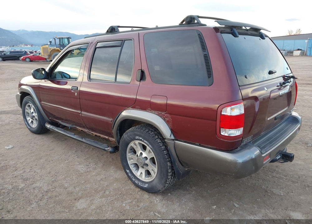 2001 NISSAN PATHFINDER SE VIN: JN8DR09Y61W616806