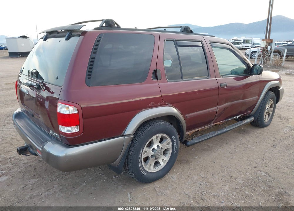 2001 NISSAN PATHFINDER SE VIN: JN8DR09Y61W616806